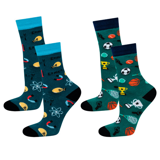 Conjunto de 2x SOXO calcetines de física deportiva para niños 