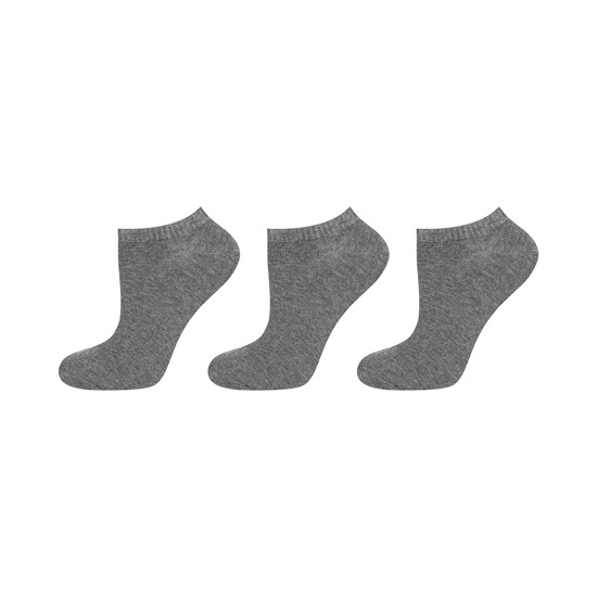 Conjunto de 3x calcetines de algodón gris SOXO gris