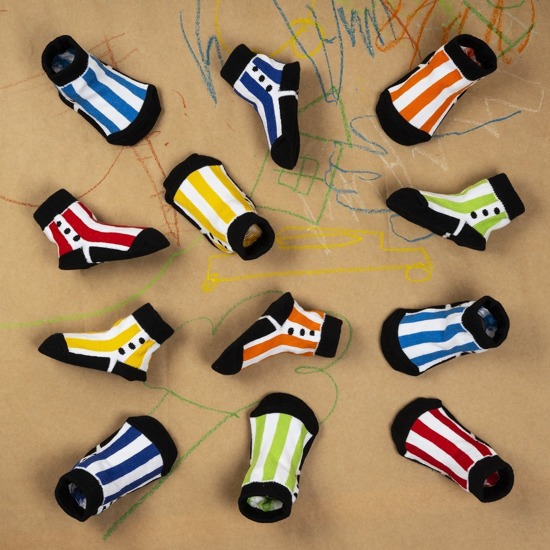 Conjunto de 6x Calcetines deportivos coloridos SOXO para bebé