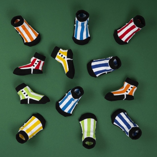 Conjunto de 6x Calcetines deportivos coloridos SOXO para bebé