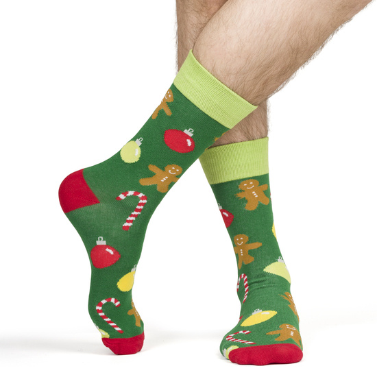 Juego de 2x calcetines navideños de algodón para hombre SOXO GOOD STUFF de colores