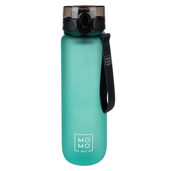 MOMO WAY Botella de agua verde | duradera y práctica | BPA free | Tritan