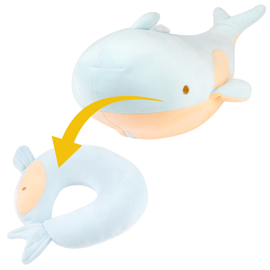 MOMO WAY Cojín multifuncional con forma de delfín