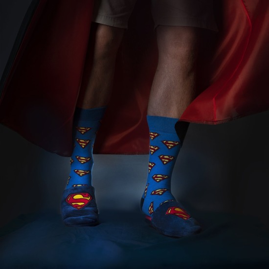 SOXO SUPERMAN DC Comics zapatillas de hombre con suela de TPR dura