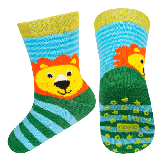 SOXO calcetines infantil con león con ABS