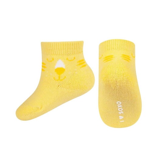 SOXO calcetines para bebés con león-cara con ABS