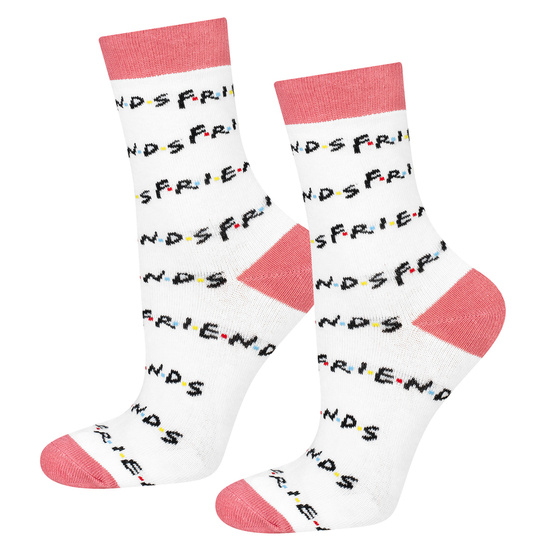 Set 2x SOXO Friends bragas de mujer y 3x Friends calcetines de mujer | regalo para ella | rosa