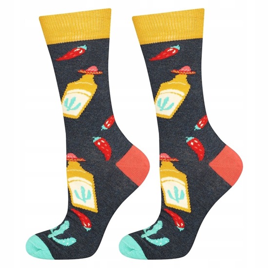 Set de 6 calcetines coloridos SOXO GOOD STUFF para hombre de regalo