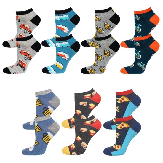 Set de 7 calcetines coloridos SOXO GOOD STUFF para hombre