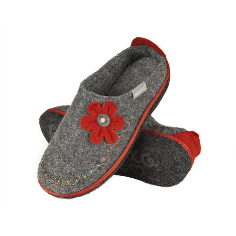 Zapatillas de fieltro de las mujeres SOXO con la flor