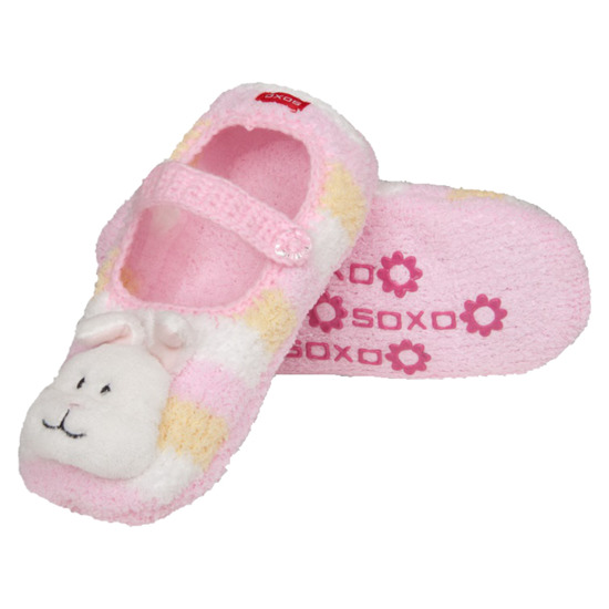 Zapatillas de mujer de felpa SOXO con abs - "Conejo"