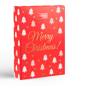 Caja de regalo SOXO Merry Christmas caja de regalo embalaje vacaciones navideñas