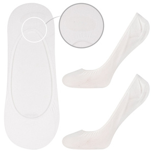 Calcetines clásicos de mujer SOXO blancos con silicona