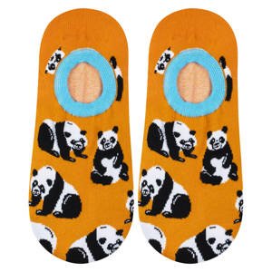 Coloridos calcetines de mujer SOXO para bailarinas con silicona en pandas