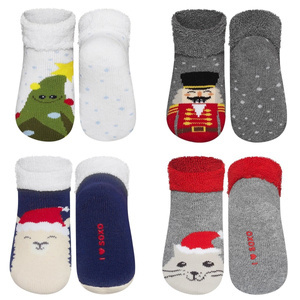 Juego de 4 calcetines coloridos SOXO para bebé Regalo de Navidad de Navidad