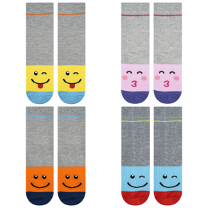 Juego de 4 calcetines coloridos SOXO para niños