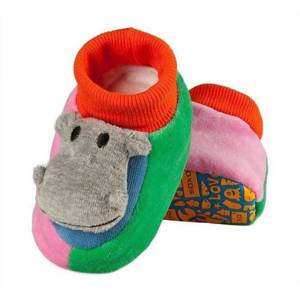 Pantuflas de bebé hipopótamo SOXO de colores
