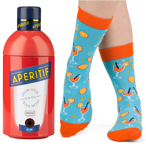SOXO GOOD STUFF calcetines de mujer graciosos Aperitif en una botella de regalo