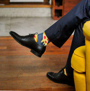 SOXO calcetines masculinos con silicona en el talón