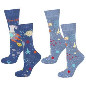 SOXO calcetines para mujeres con una historia, 2 pares