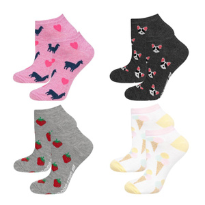 Set de 4 calcetines de mujer SOXO de colores para regalo