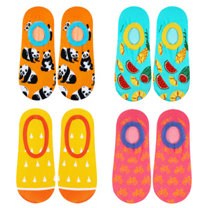 Set de 4 calcetines de mujer SOXO de colores, un regalo divertido