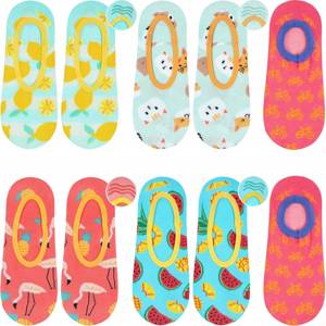 Set de 5x Coloridos pies de mujer SOXO con silicona para verano